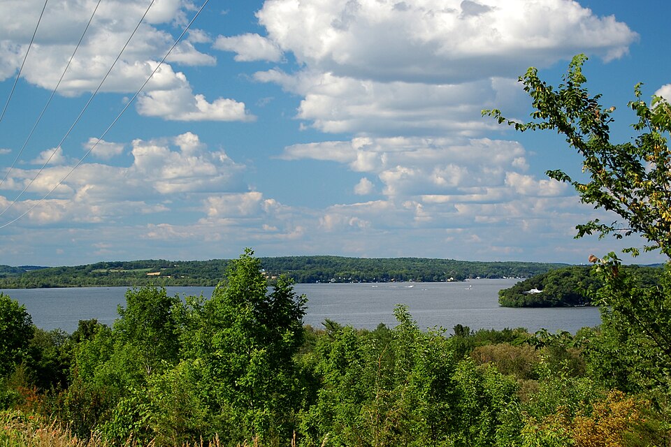 Overlooking Rice Lake in Gore's Landing 2007