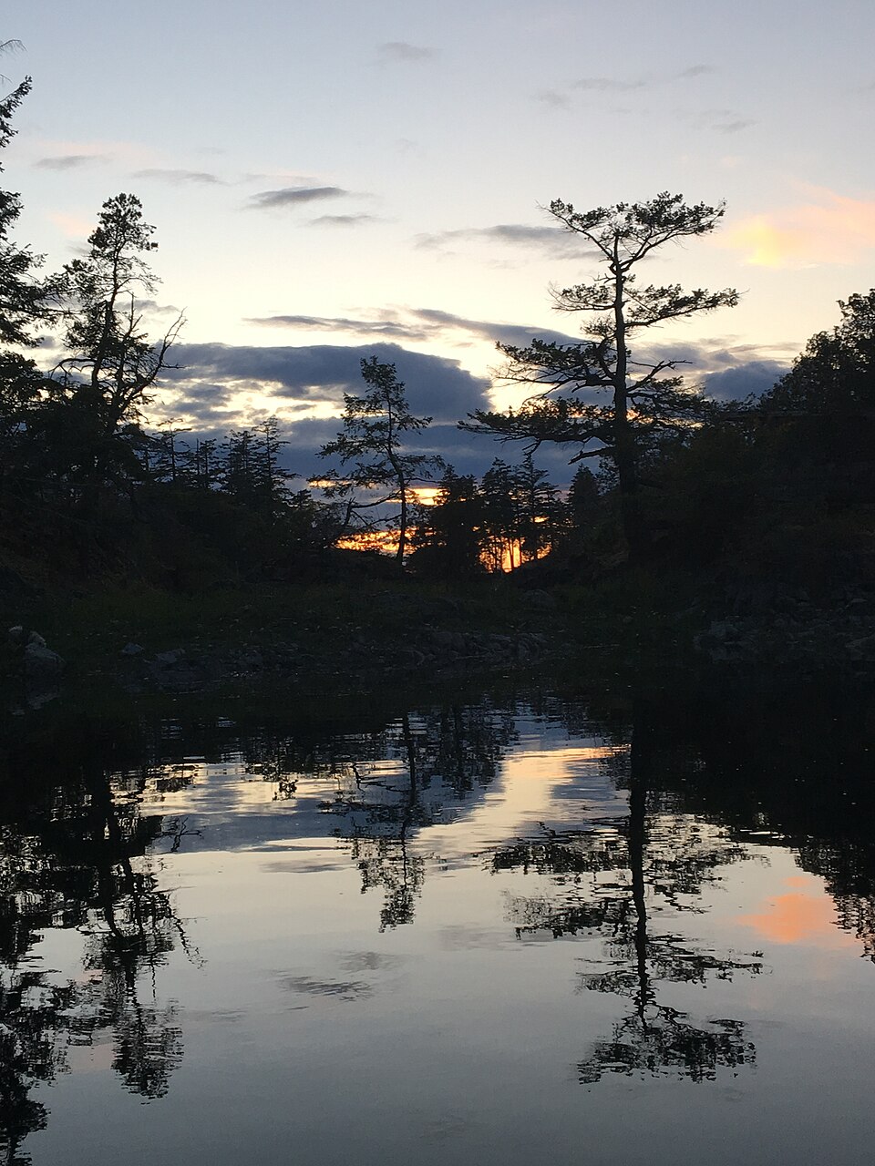 Smuggler Cove Marine Provincial Park at Sunset