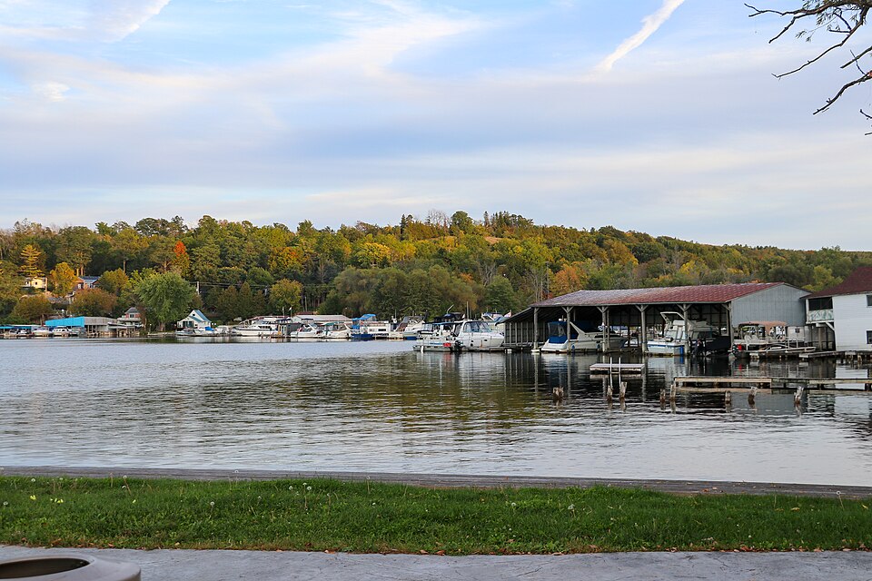 Gores Landing Marina on Rice Lake, September 30 2022