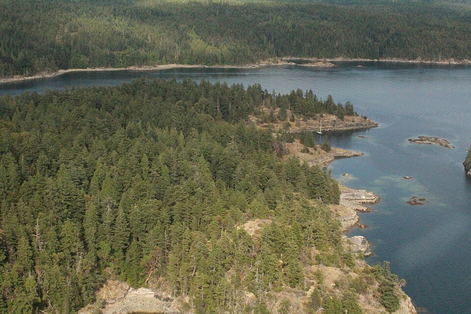 Copeland Islands from air