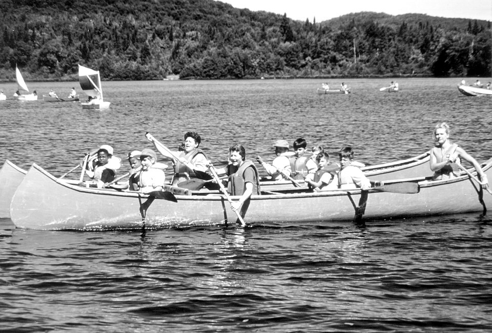 Canot sur le lac Quenouille