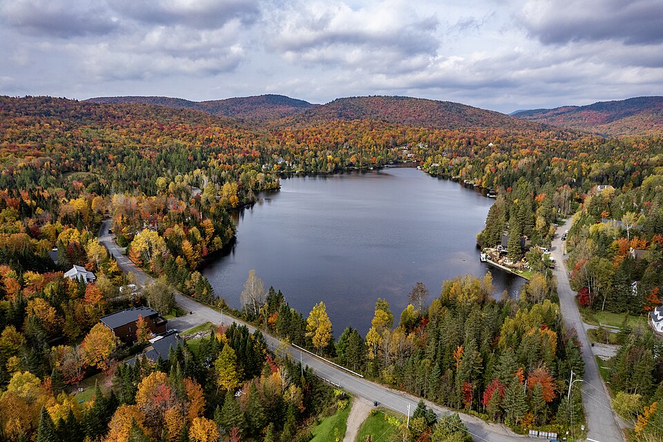 Vue aérienne - Lac Morin (1)