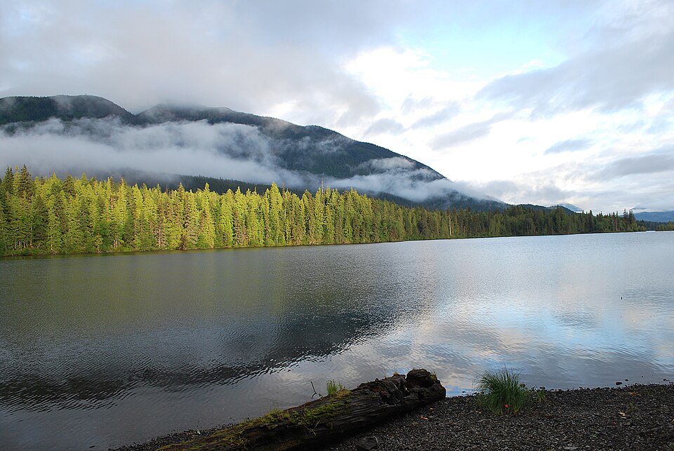 Morning on Kitwancool Lake - panoramio