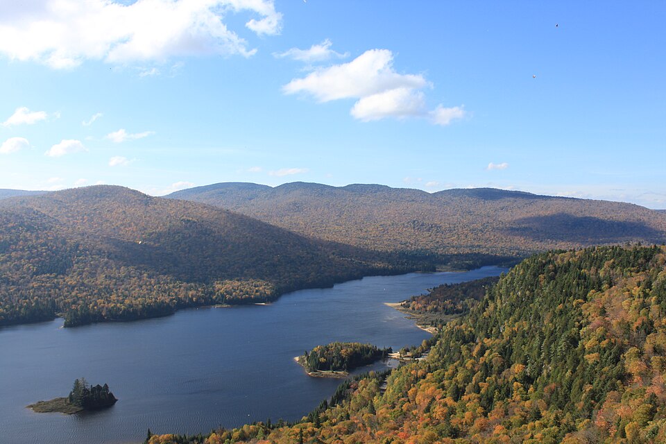 Lac Monroe from La Corniche summit