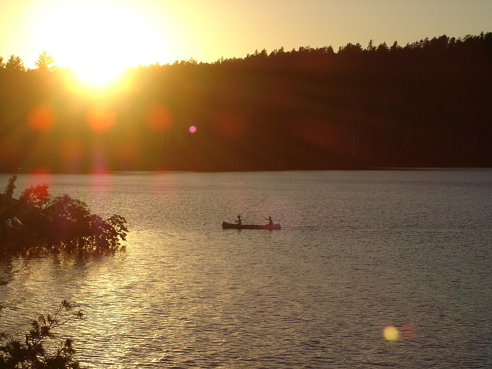 Sunset quetico 7-24-05