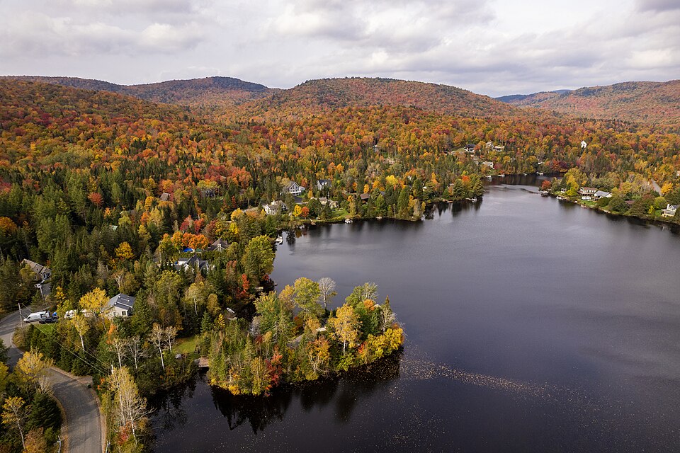 Vue aérienne - Lac Morin (2)