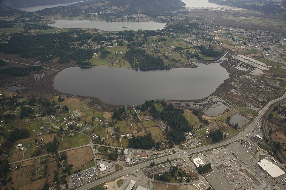 Somenos Lake Aerial