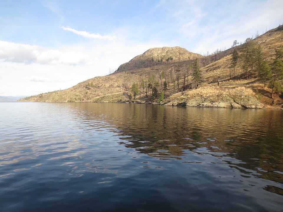 Calm Winter Afternoon at Okanagan Mountain Provincial Park
