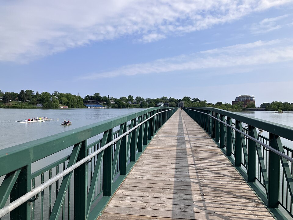 Bridge over Martindale Pond