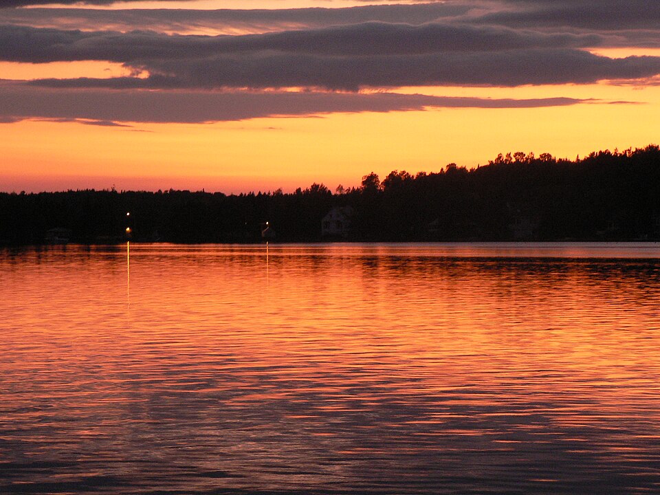Coucher de soleil a Kachou